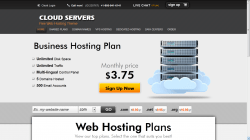 Cloud Servers hosting theme